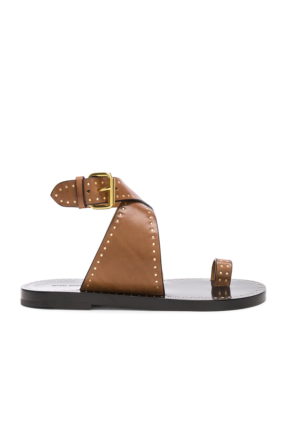 Image 1 of Isabel Marant Leather Jools Sandals in Chestnut