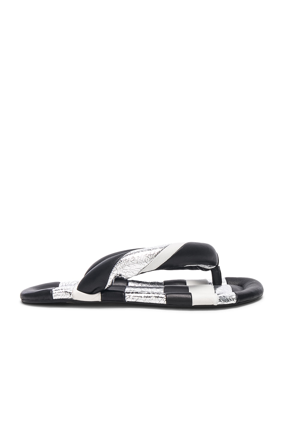 Image 1 of Isabel Marant Leather Eckily Sandals in Silver