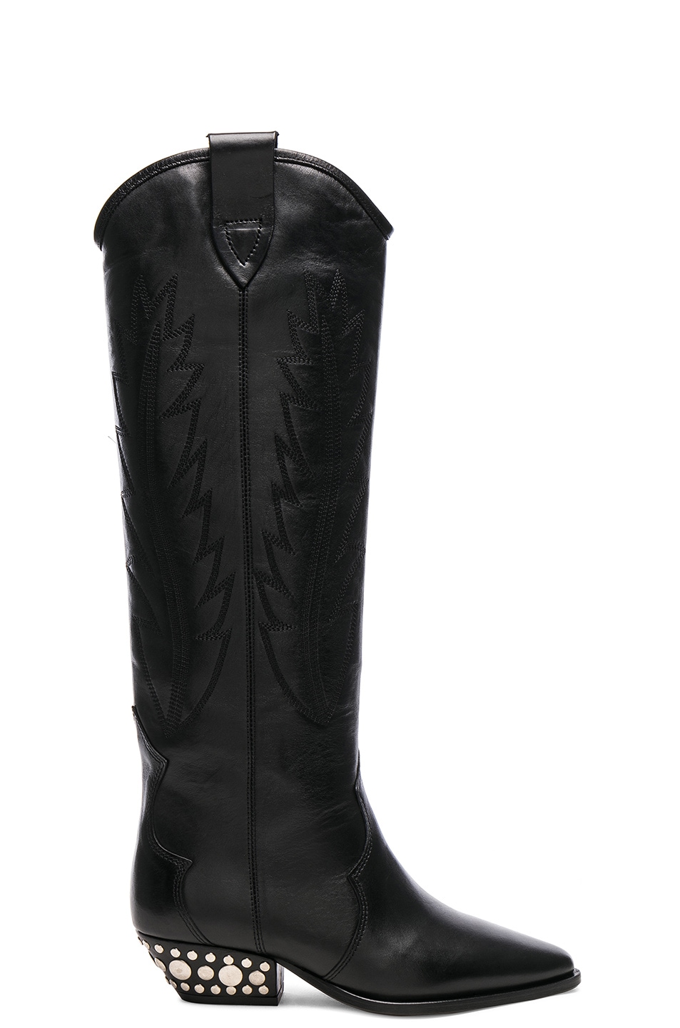 Image 1 of Isabel Marant Leather Dinzi Boots in Black