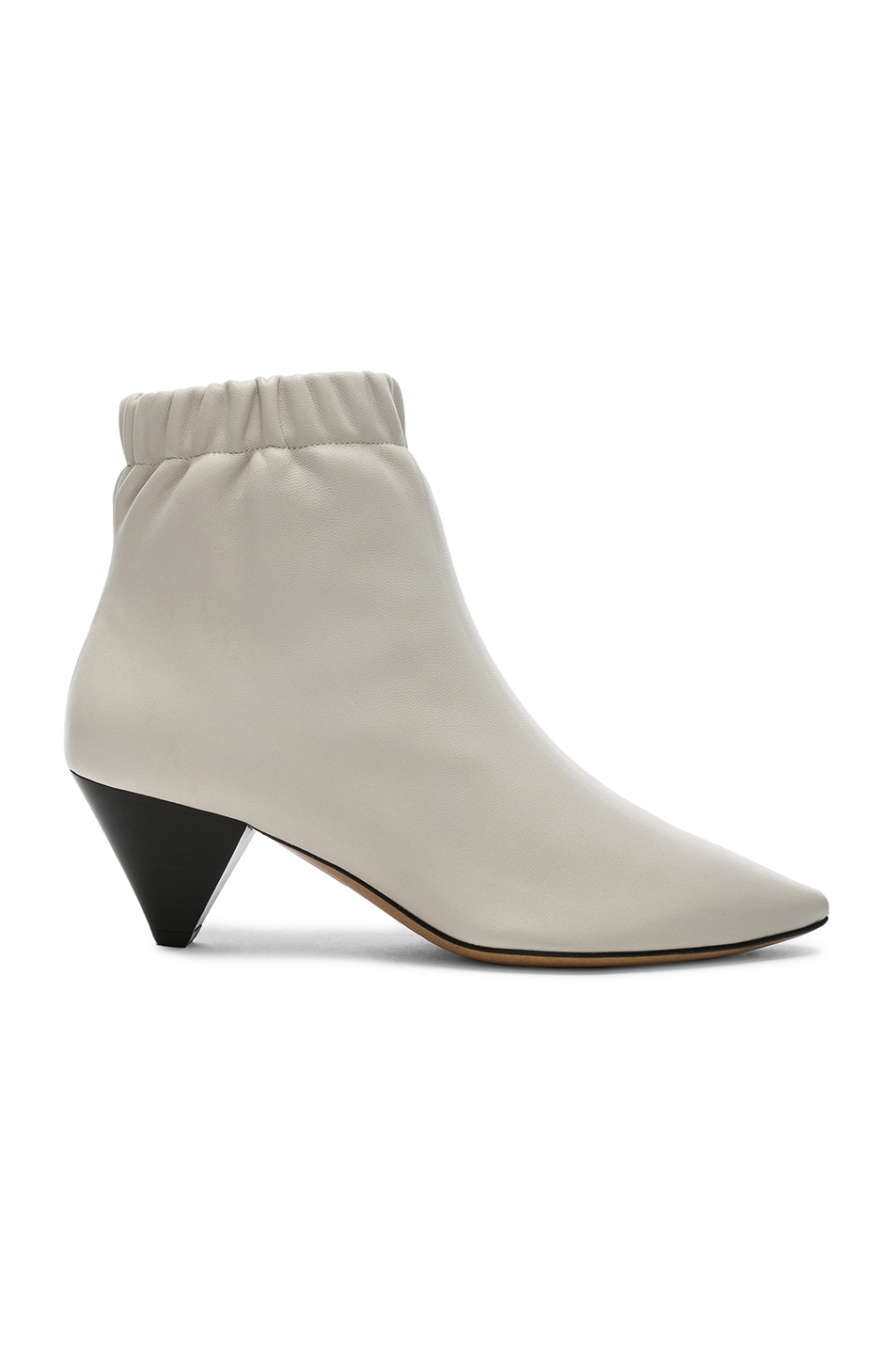Image 1 of Isabel Marant Leather Leffie Boots in White