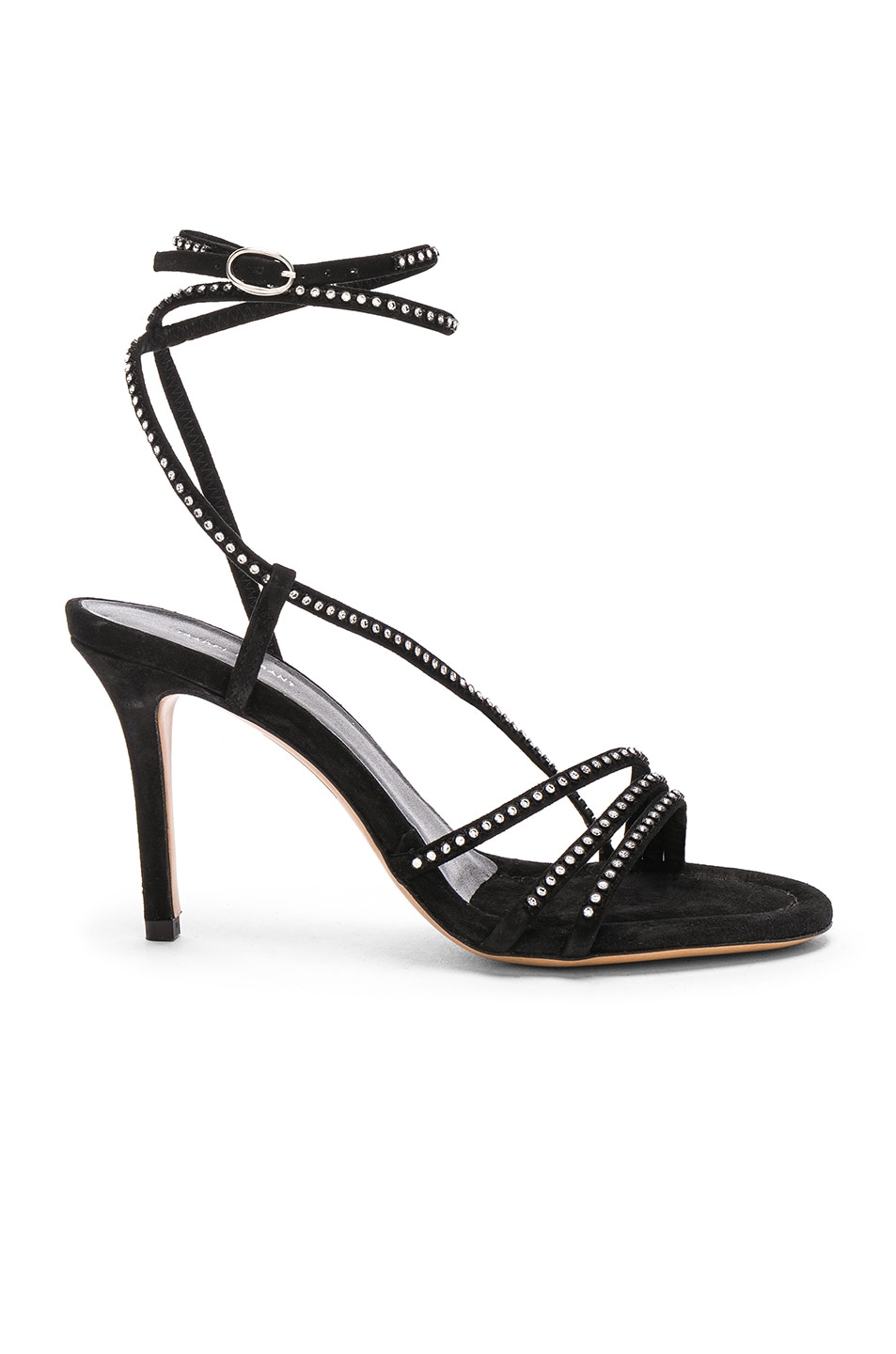Image 1 of Isabel Marant Suede Amspee Sandals in Black