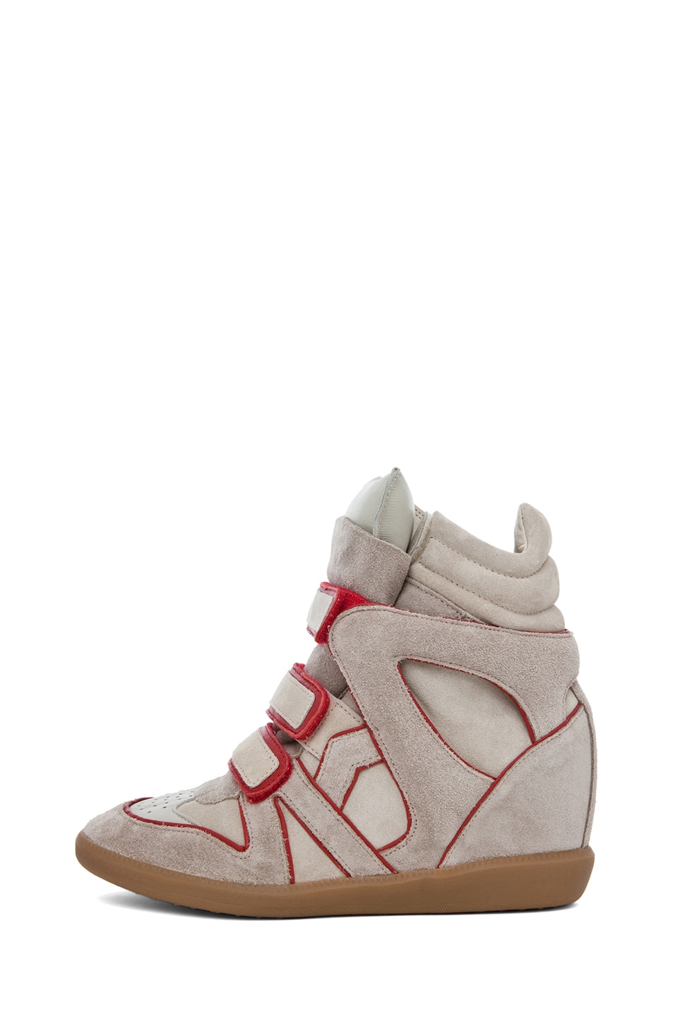 Image 1 of Isabel Marant Wila Sneaker in Rouge