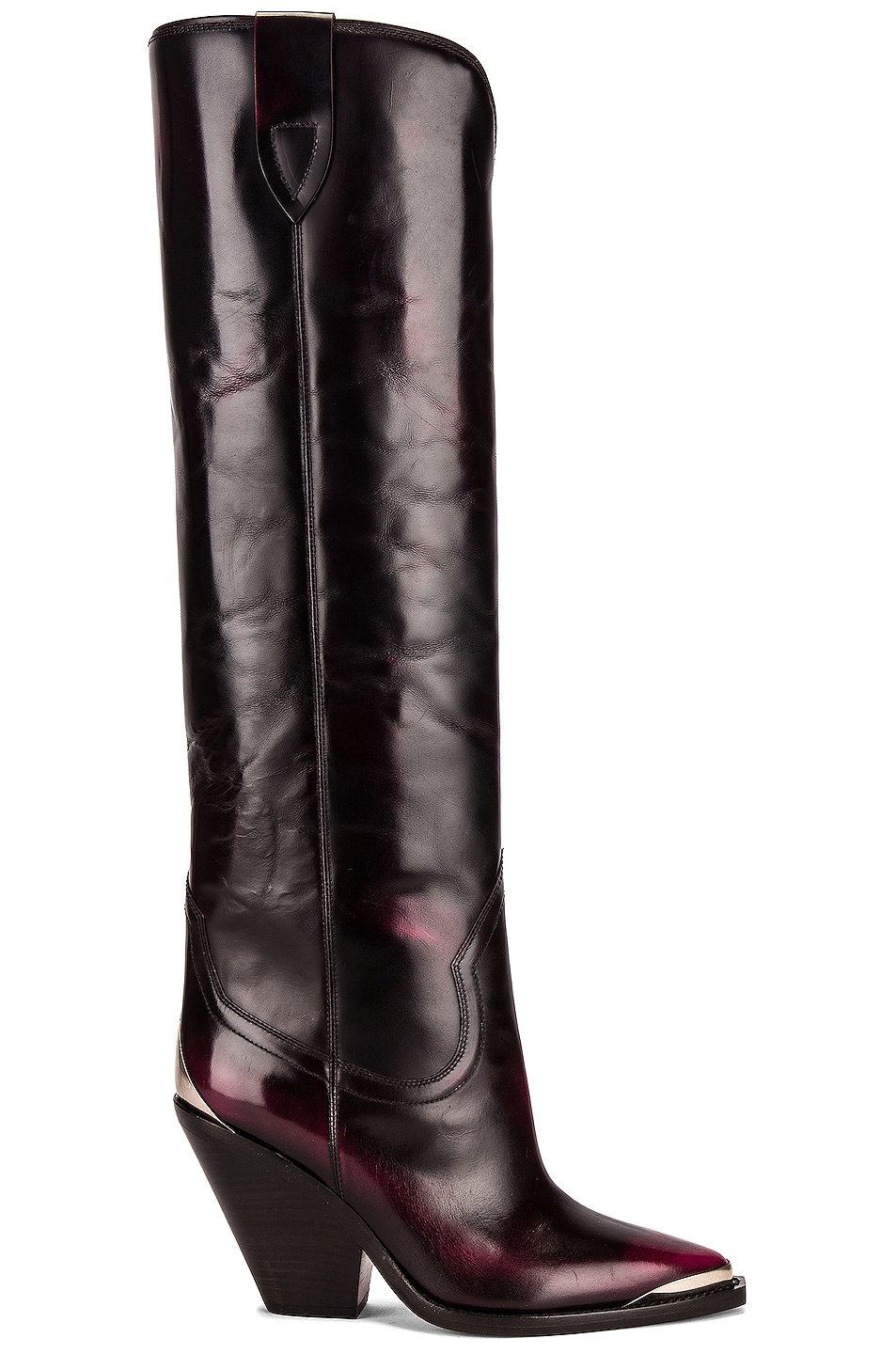 Image 1 of Isabel Marant Lomero Boot in Black & Pink