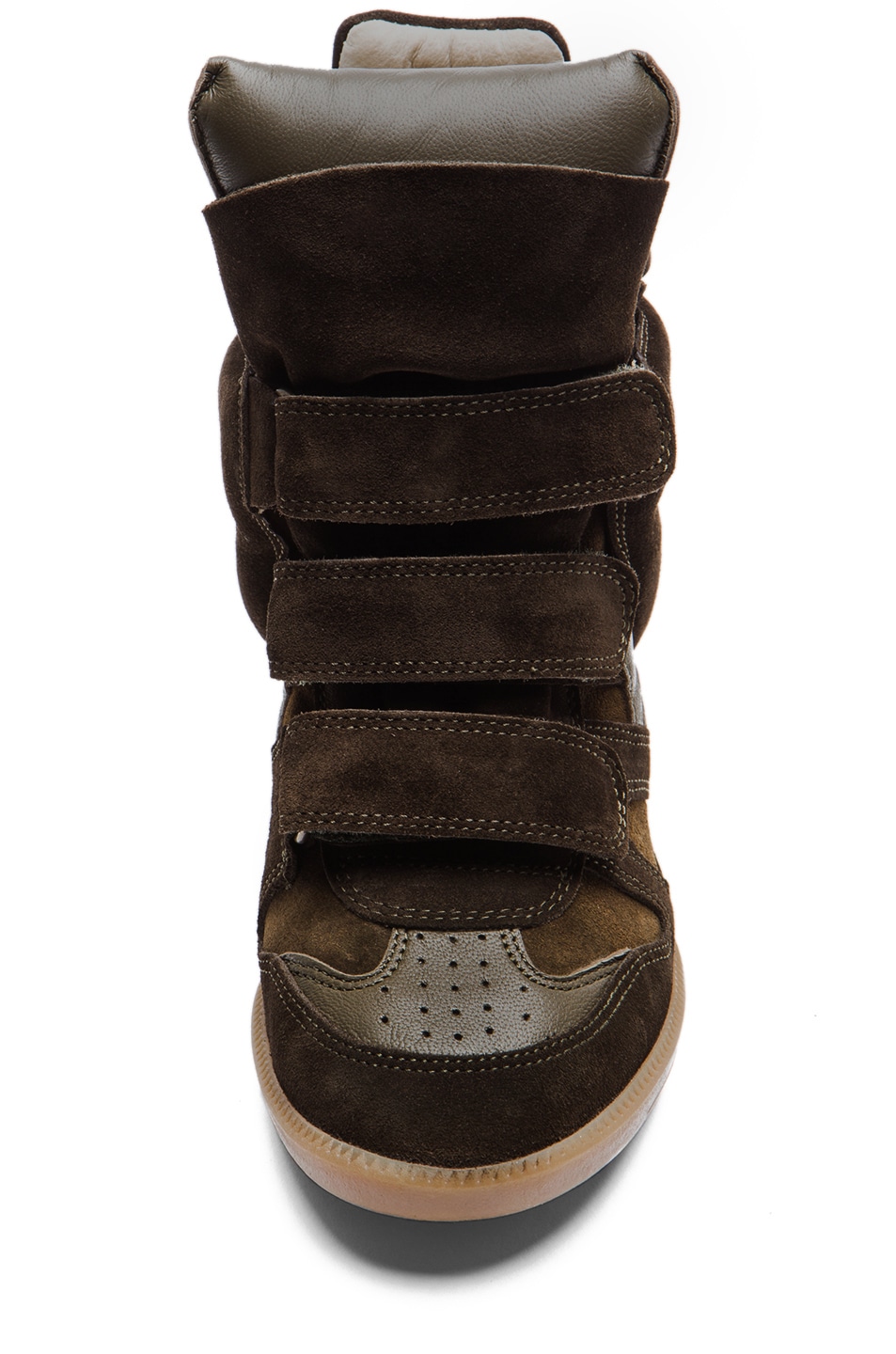 open sneaker in calfskin leather