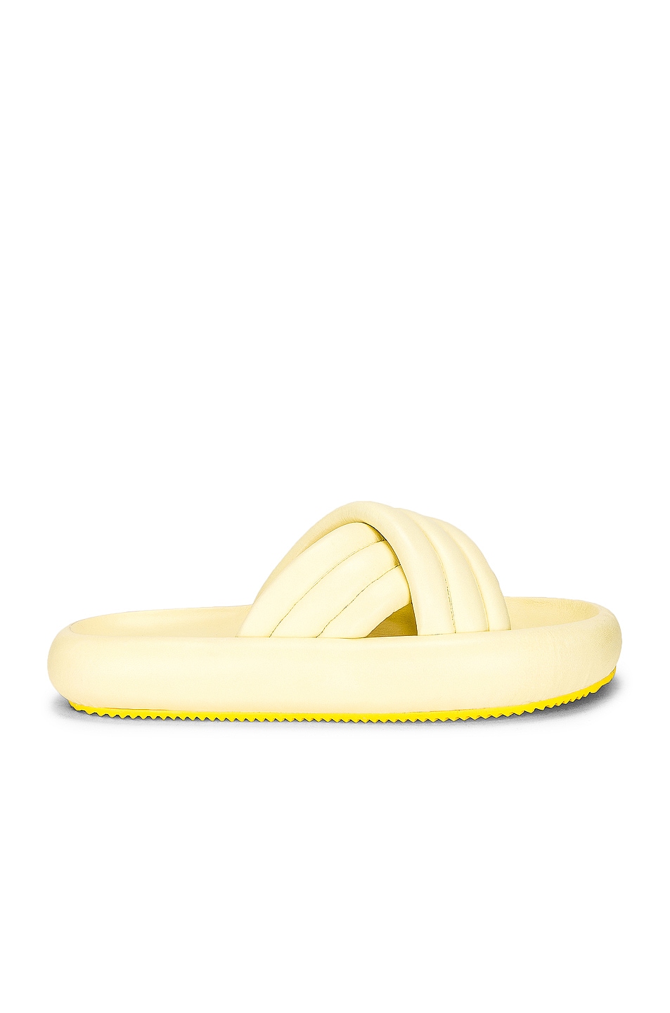 Image 1 of Isabel Marant Niloo Leather Sandal in Light Yellow