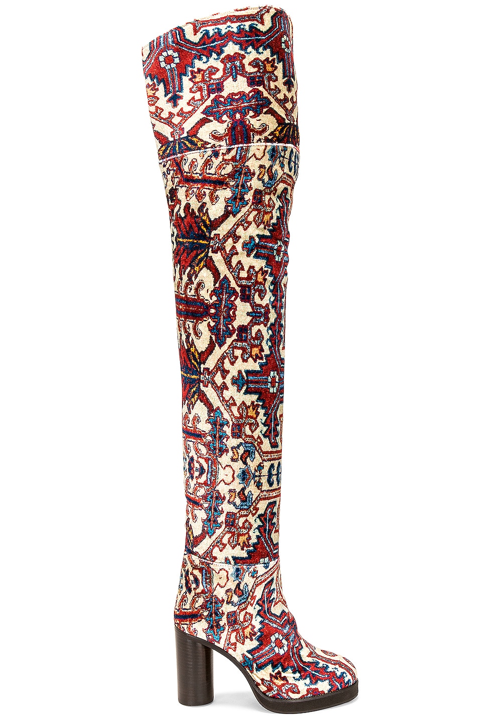 Image 1 of Isabel Marant Lurna Tapestry Boot in Multicolor