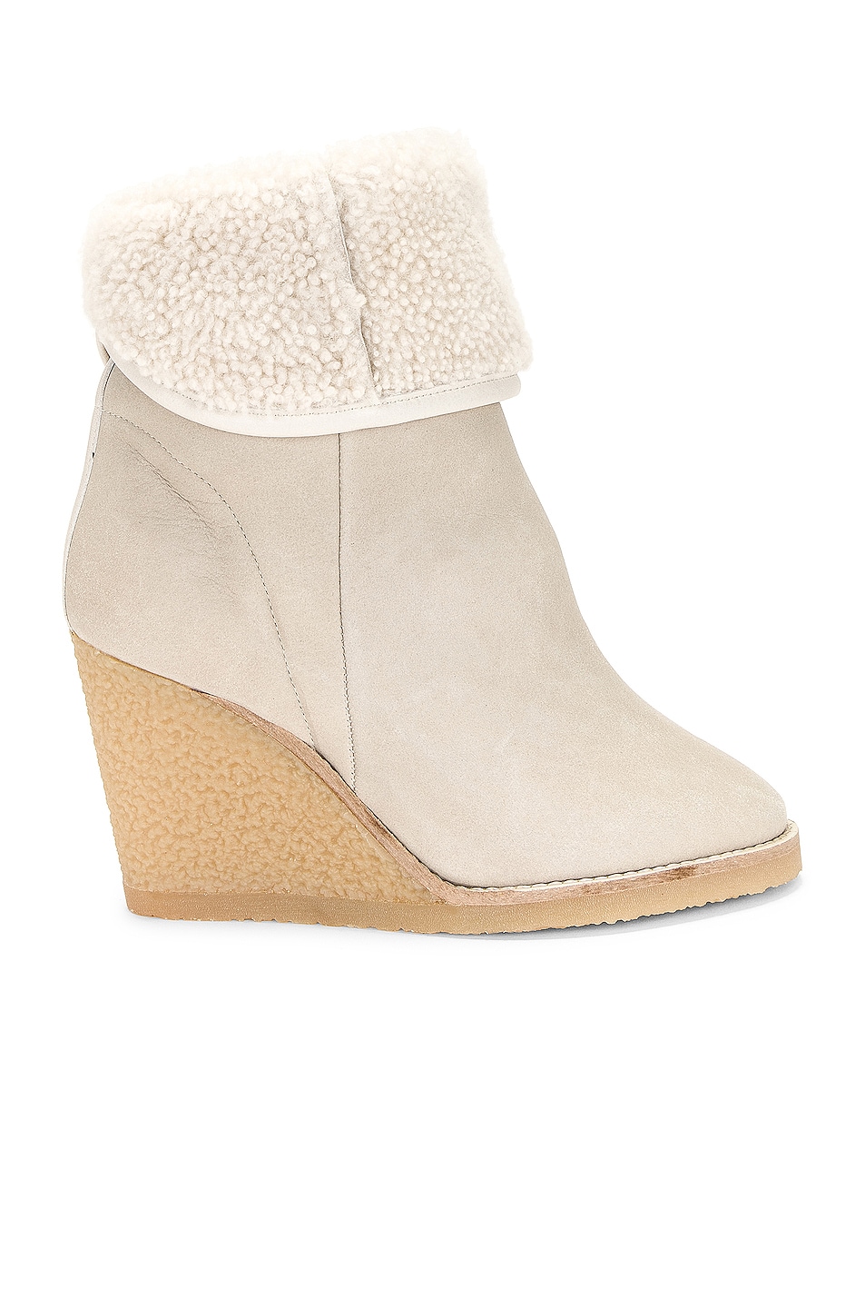 Image 1 of Isabel Marant Totam Shearling Boot in Beige