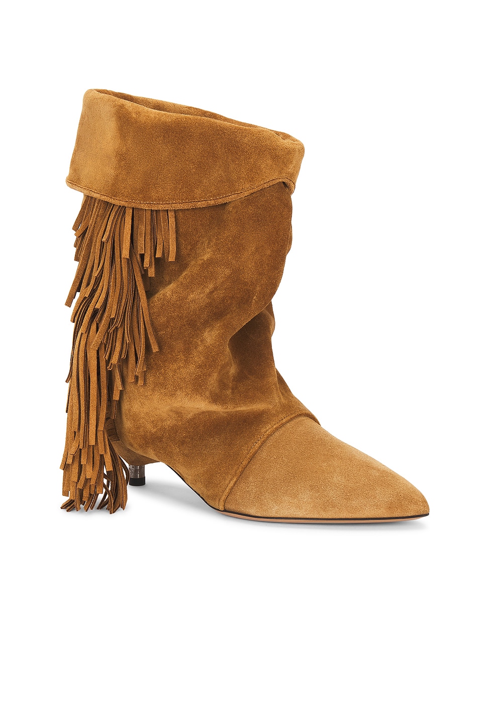 Isabel Marant Edrik Fringes Boot In Cognac