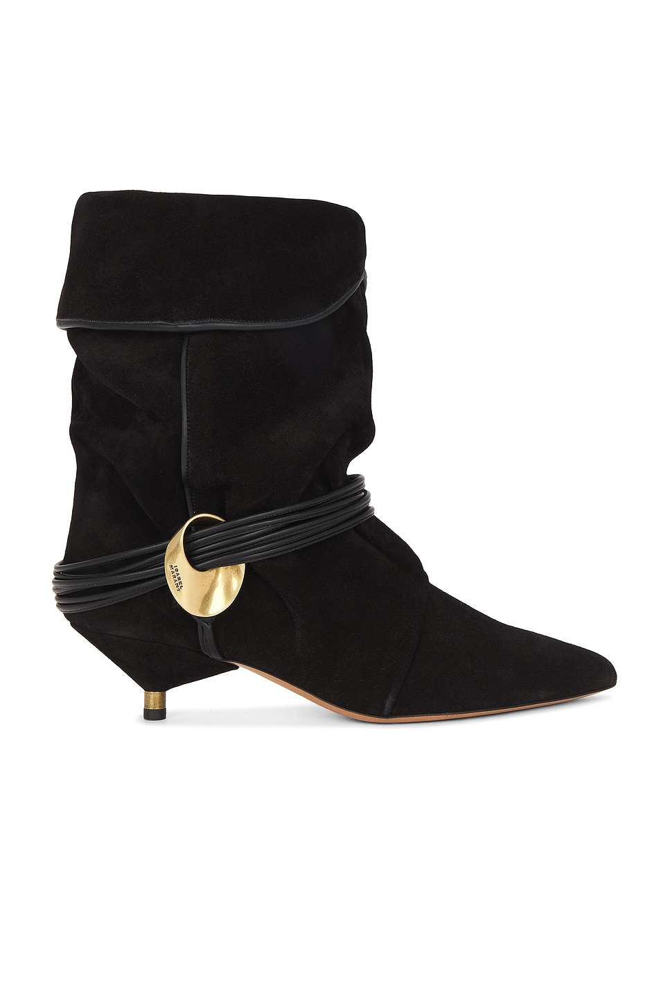 Isabel Marant Edrika Kitten Boot In Black