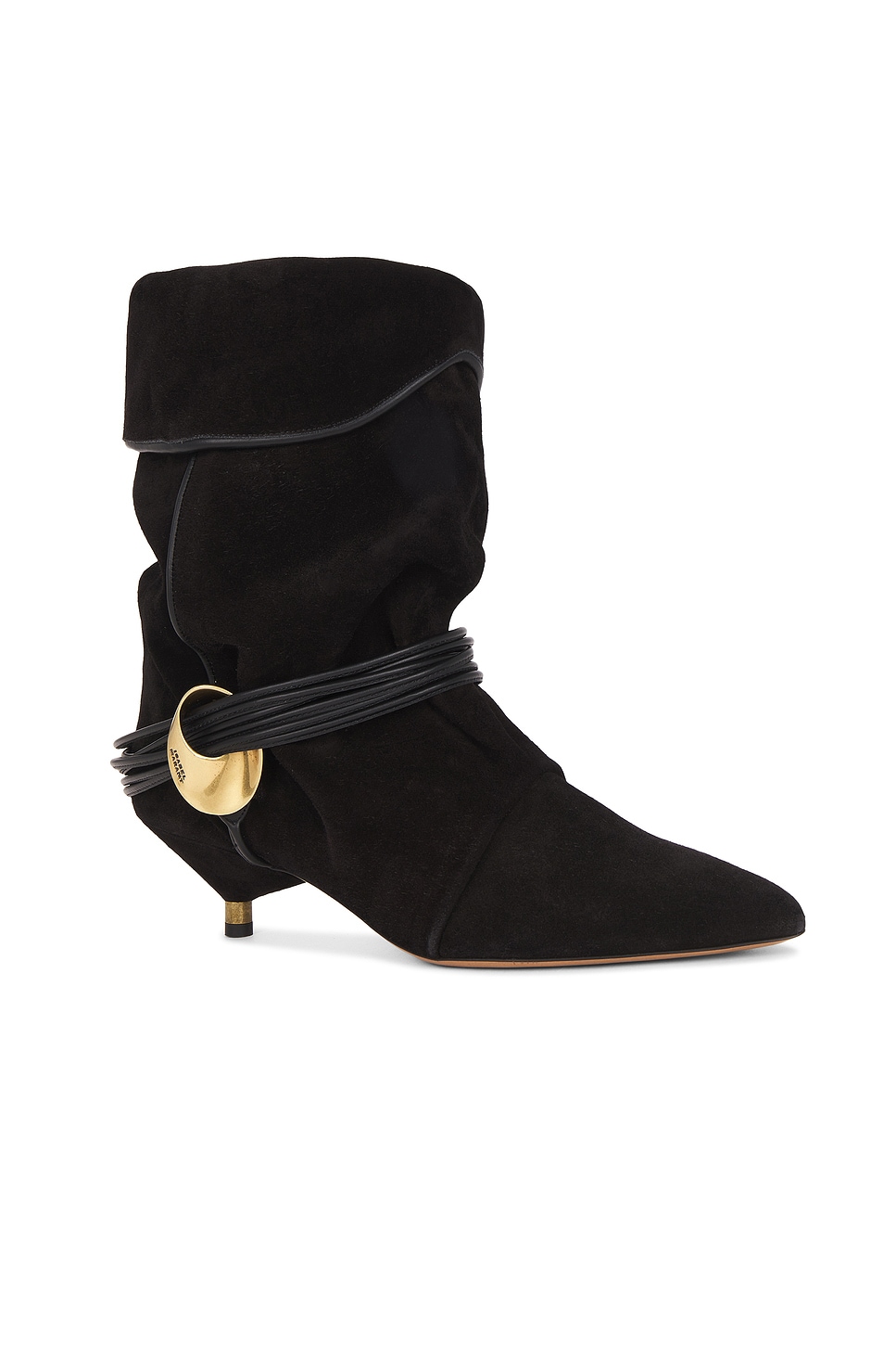 Isabel Marant Edrika Kitten Boot In Black