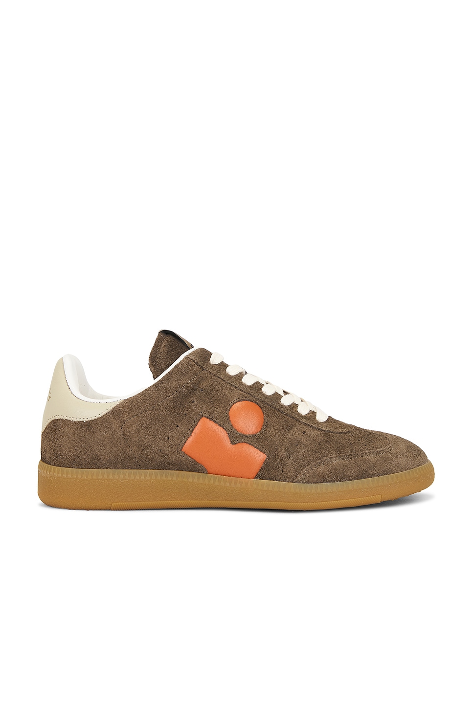 Image 1 of Isabel Marant Bryce Sneaker in Khaki & Orange