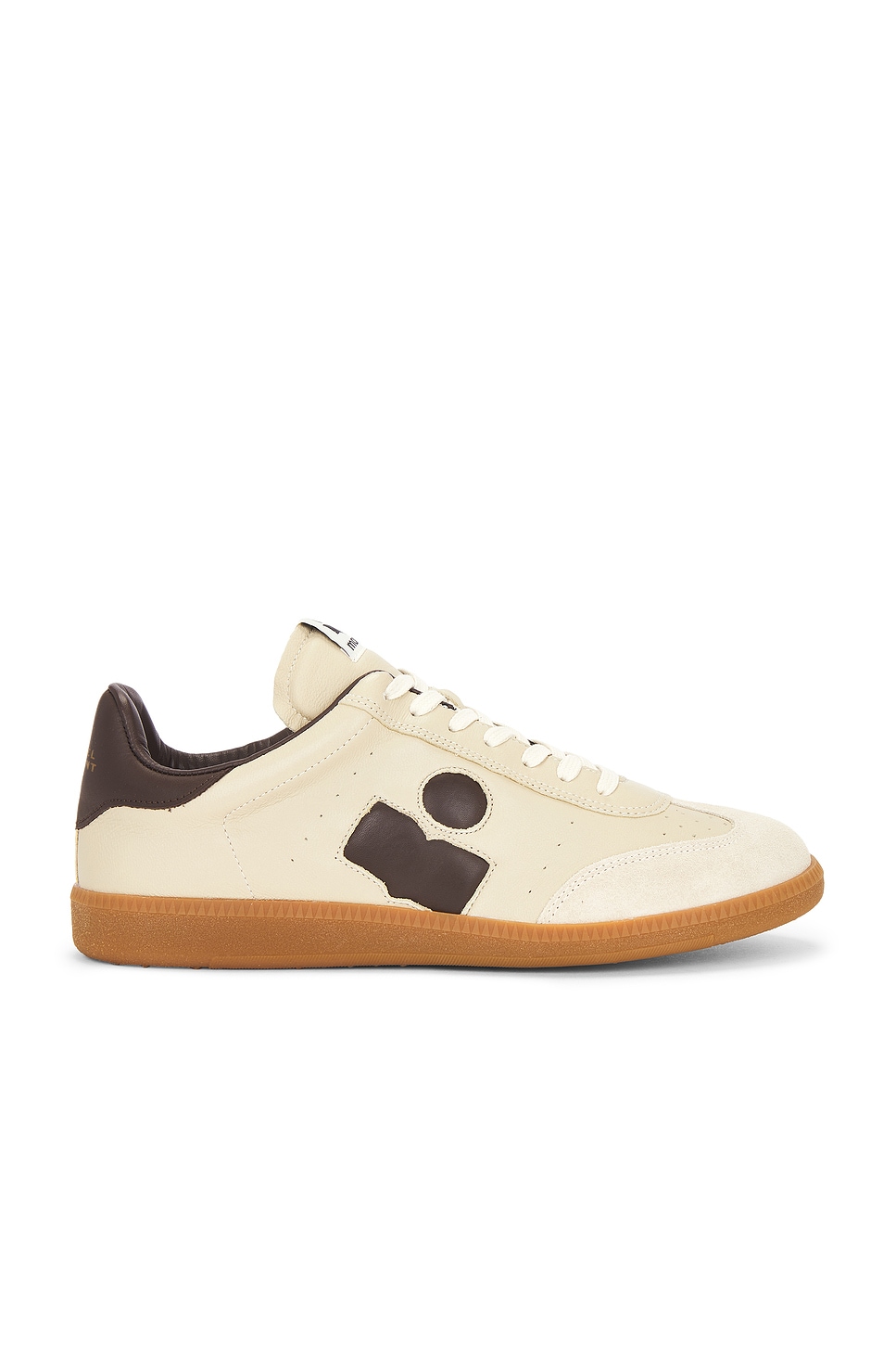 Image 1 of Isabel Marant Bryce Sneaker in Ecru & Chocolate