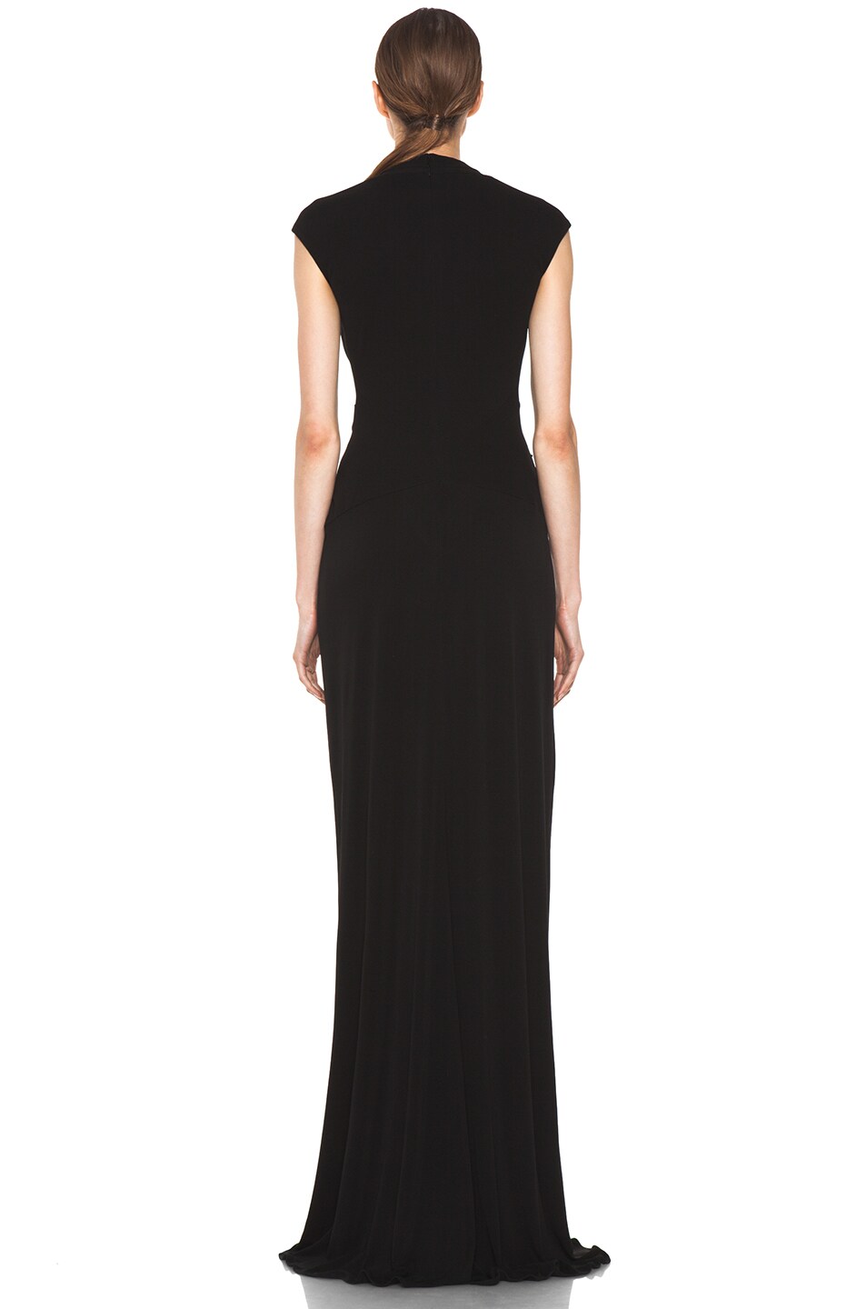 Issa Silk Maxi Dress in Black | FWRD