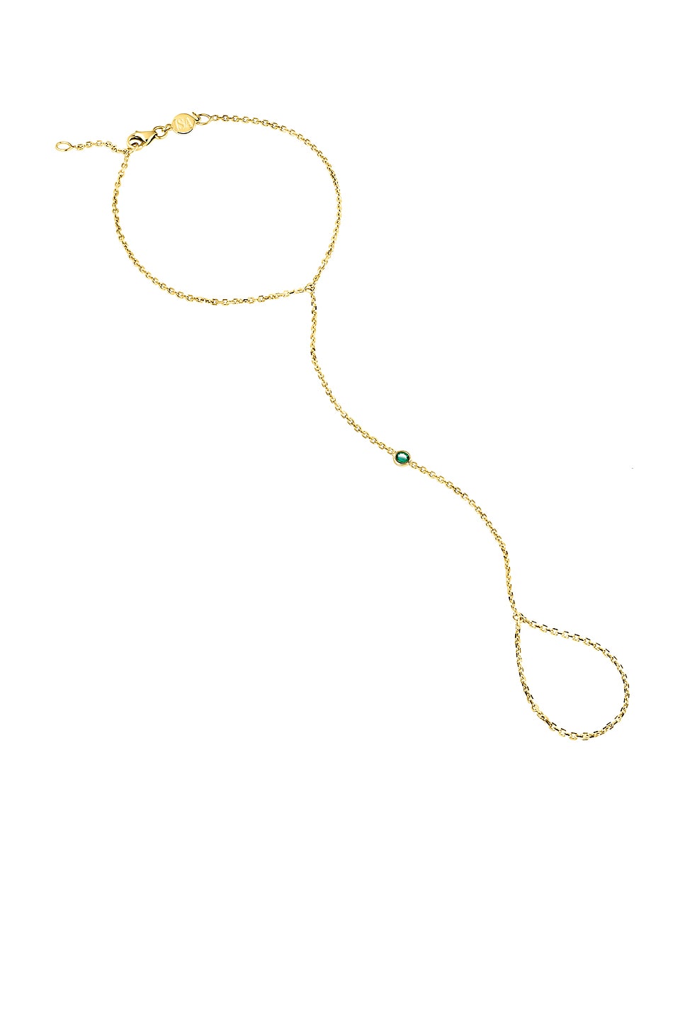 Image 1 of ISA GRUTMAN Hand Chain Bracelet in Yellow Gold