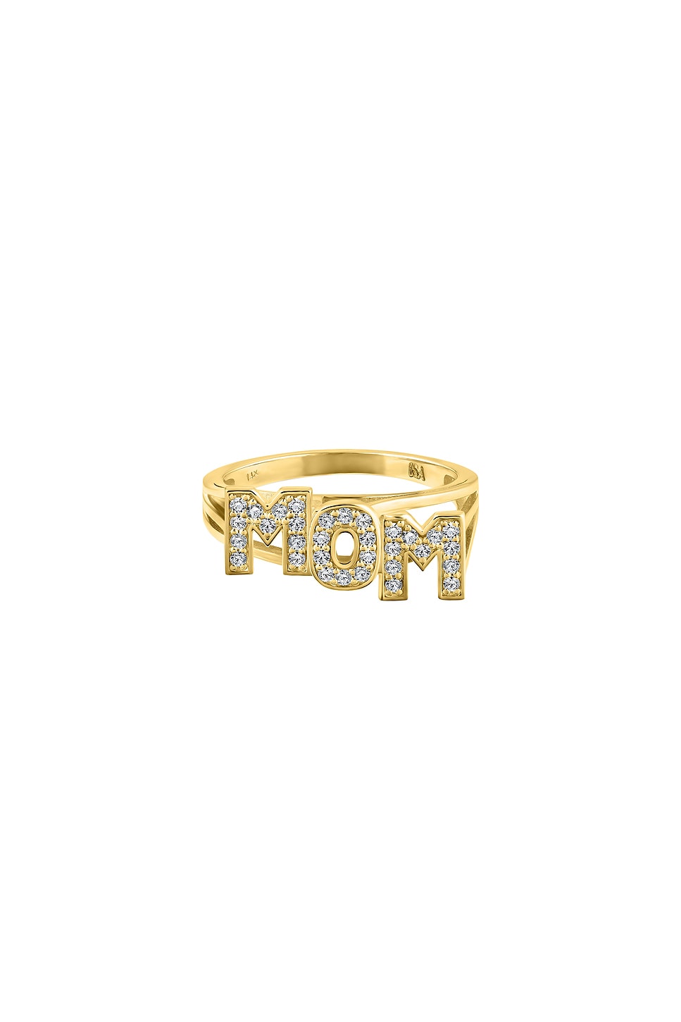 Mom Ring in Metallic Gold