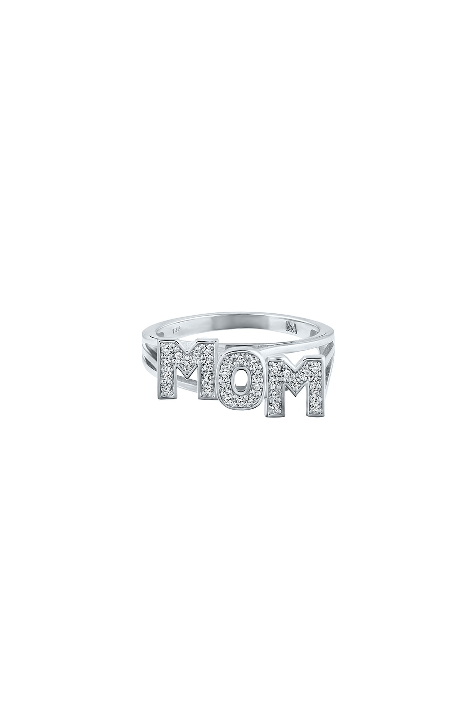 Image 1 of ISA GRUTMAN Mom Ring in White Gold