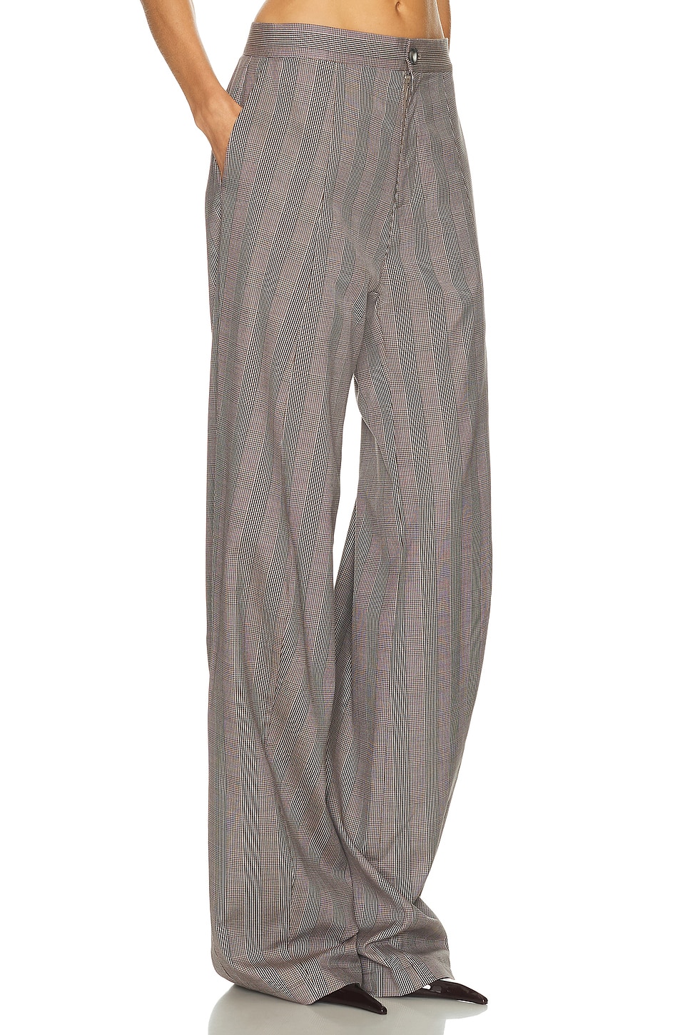 Jade Cropper Wide Leg Pant In Gray