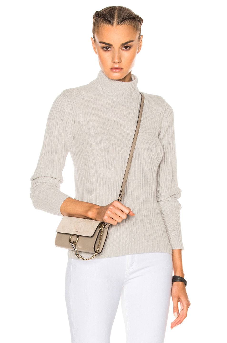 Image 1 of James Perse Cashmere Sweater in Pearl