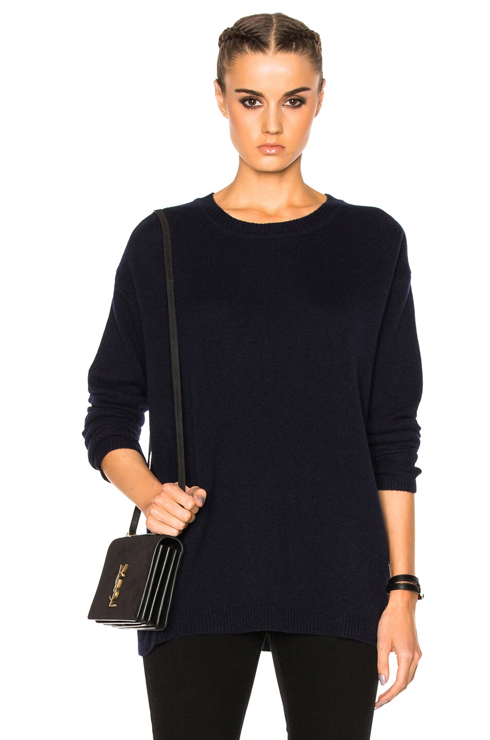Image 1 of James Perse Oversized Sweater in French Navy