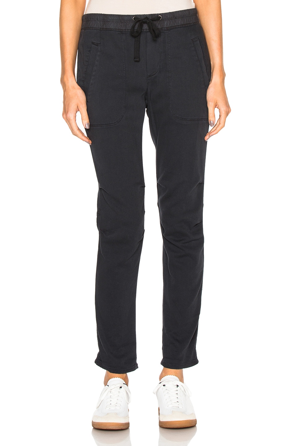 Image 1 of James Perse Super Soft Twill Pants in Carbon