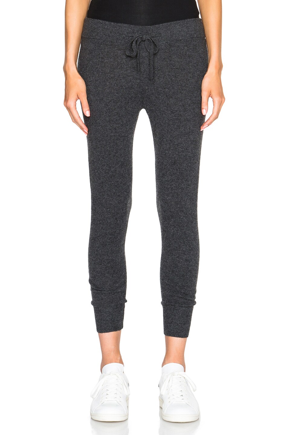 Image 1 of James Perse Cashmere Genie Pants in Charcoal