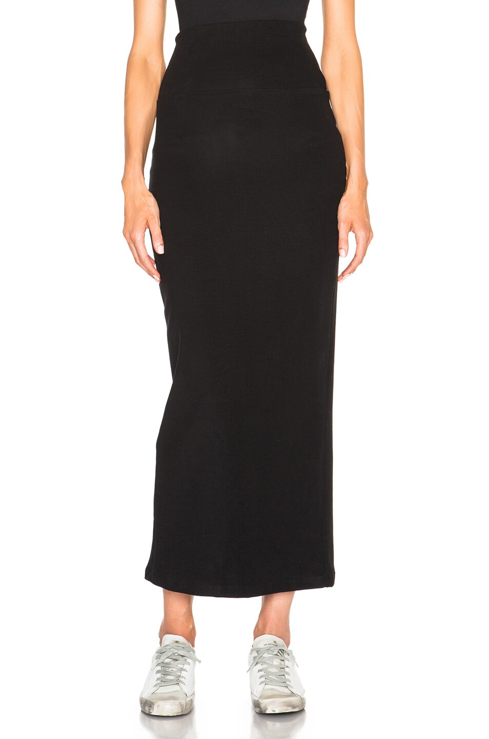 Image 1 of James Perse Knit Pencil Skirt in Black
