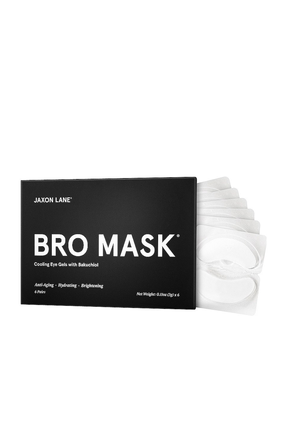 Bro Mask Eye Gel (box Of 6) in Black