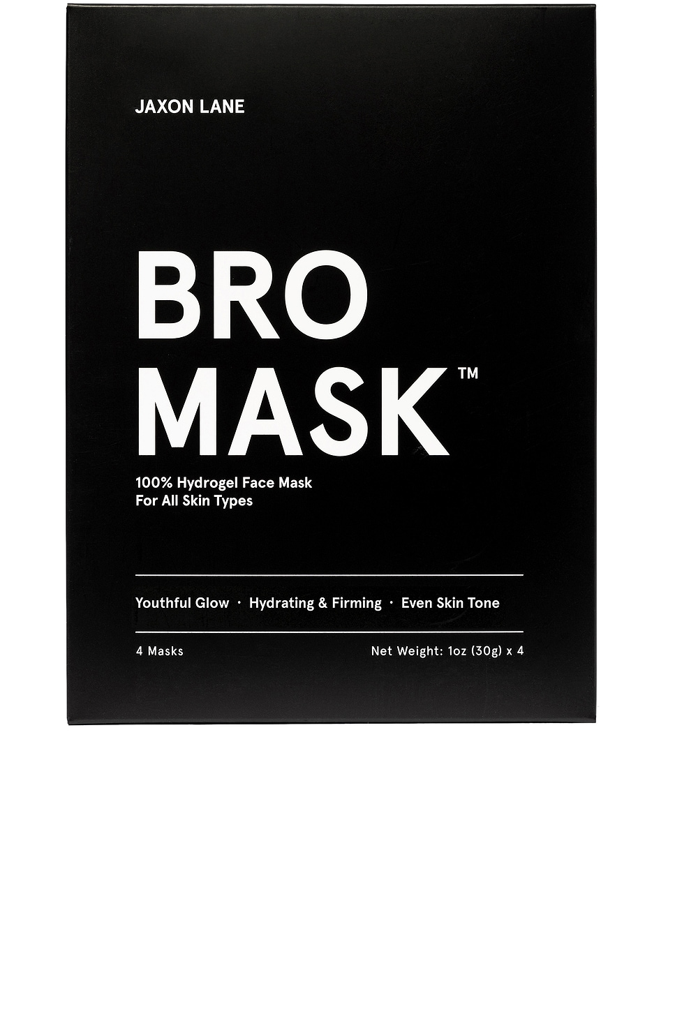 Jaxon Lane Bro Mask Sheet Mask Box Of 4 in Black