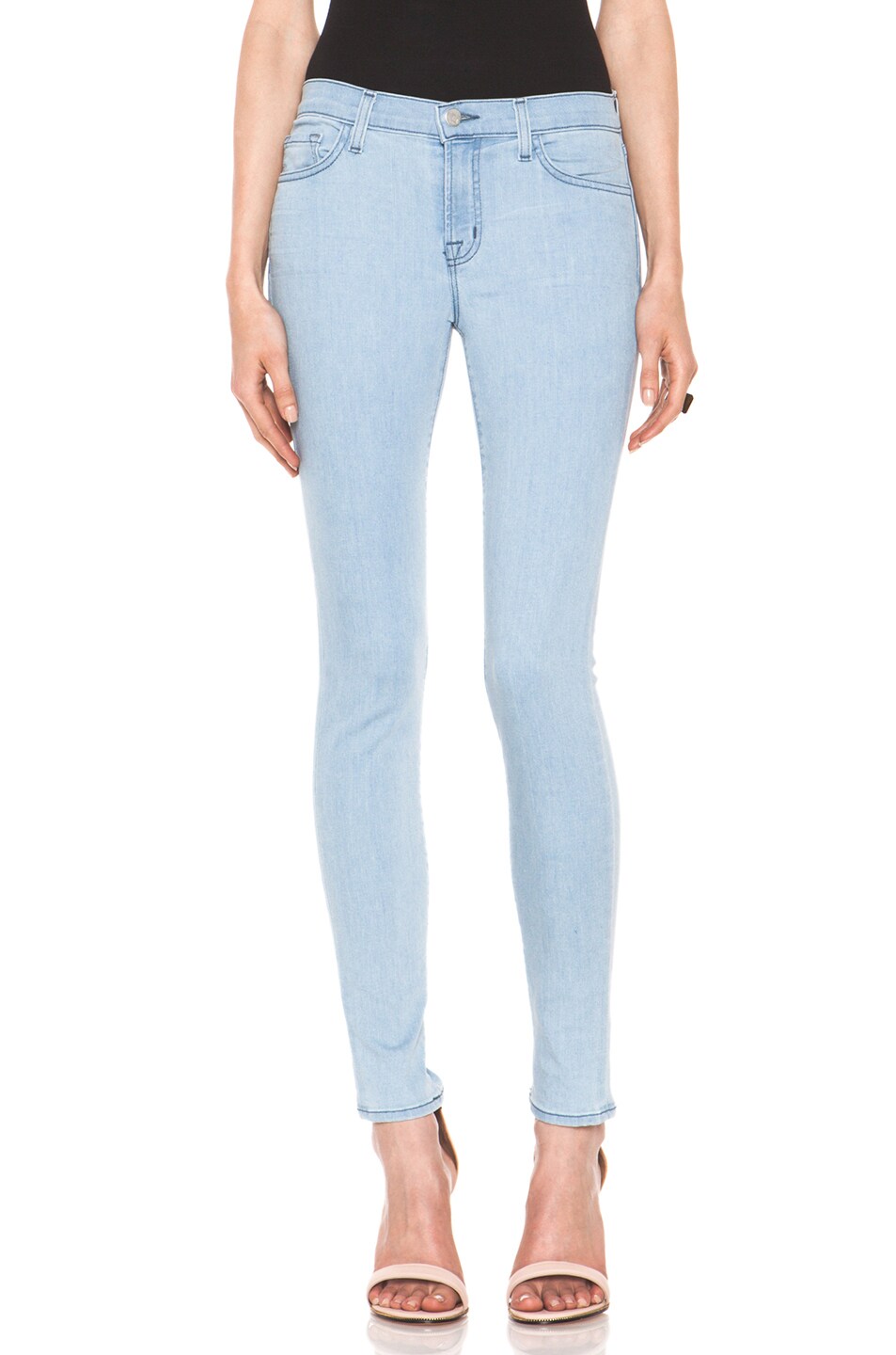 Image 1 of J Brand Mid Rise Skinny in Beautiful Blue