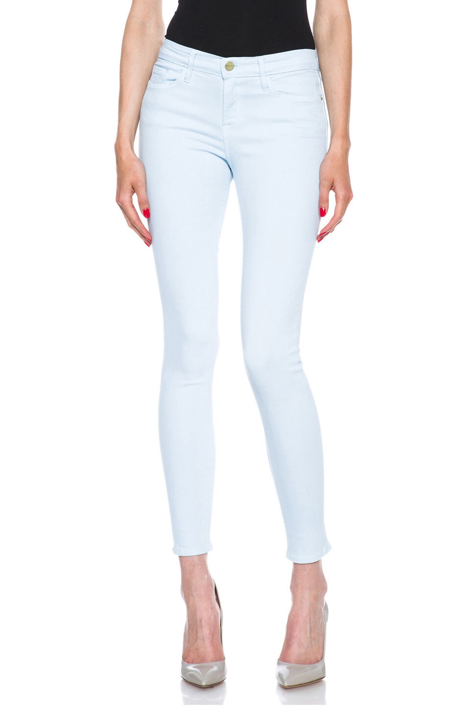 Image 1 of J Brand Maria High-Rise Skinny in Frostbite
