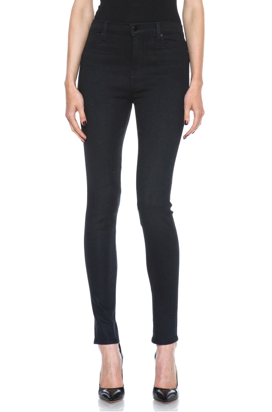 Image 1 of J Brand Maria High-Rise Skinny Jean in Forbidden