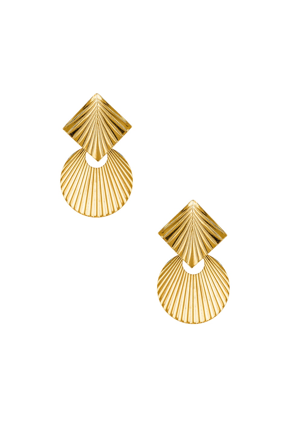 Image 1 of Jennifer Behr Giovanna Earrings in Gold