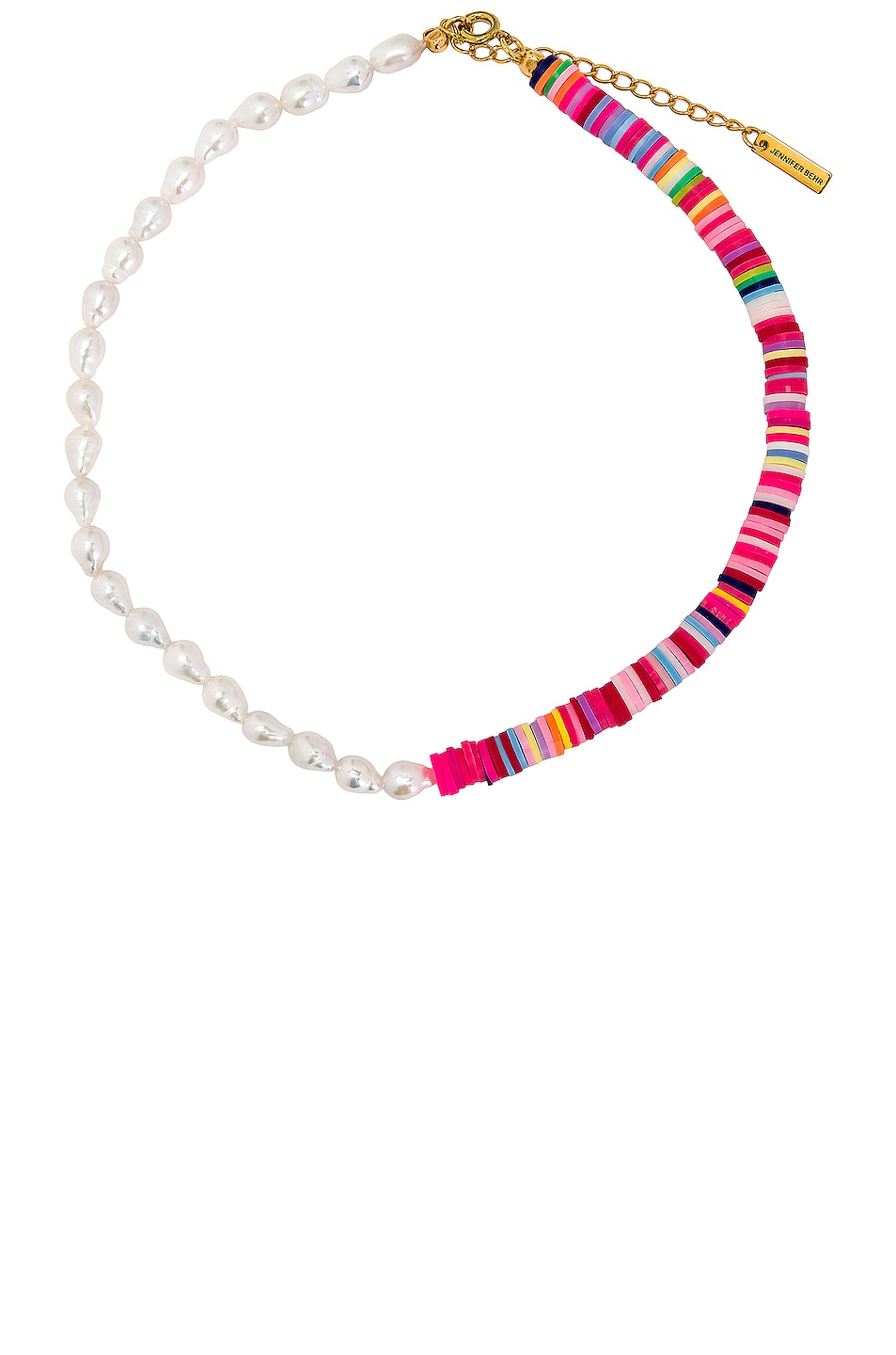 Image 1 of Jennifer Behr Monica Necklace in Pearl Multi