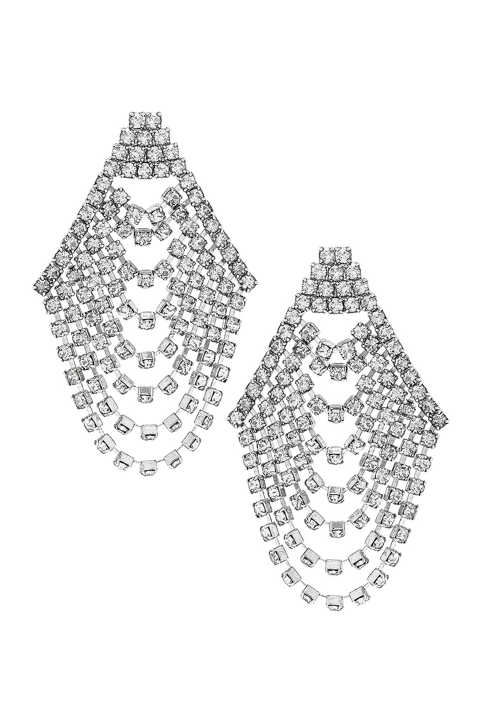 Image 1 of Jennifer Behr Seraphina Earrings in Crystal