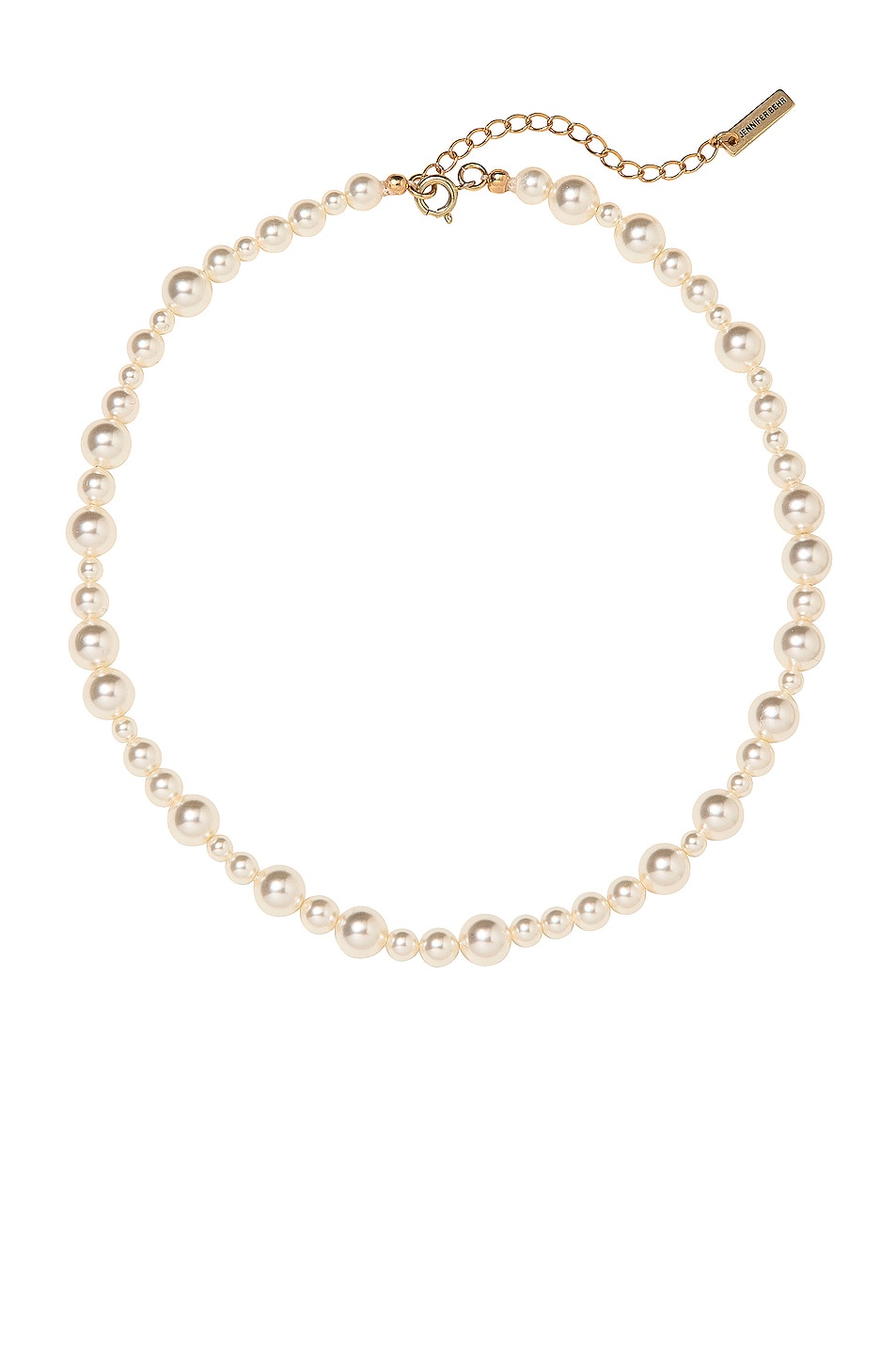Image 1 of Jennifer Behr Bailee Necklace In Pearl in Pearl