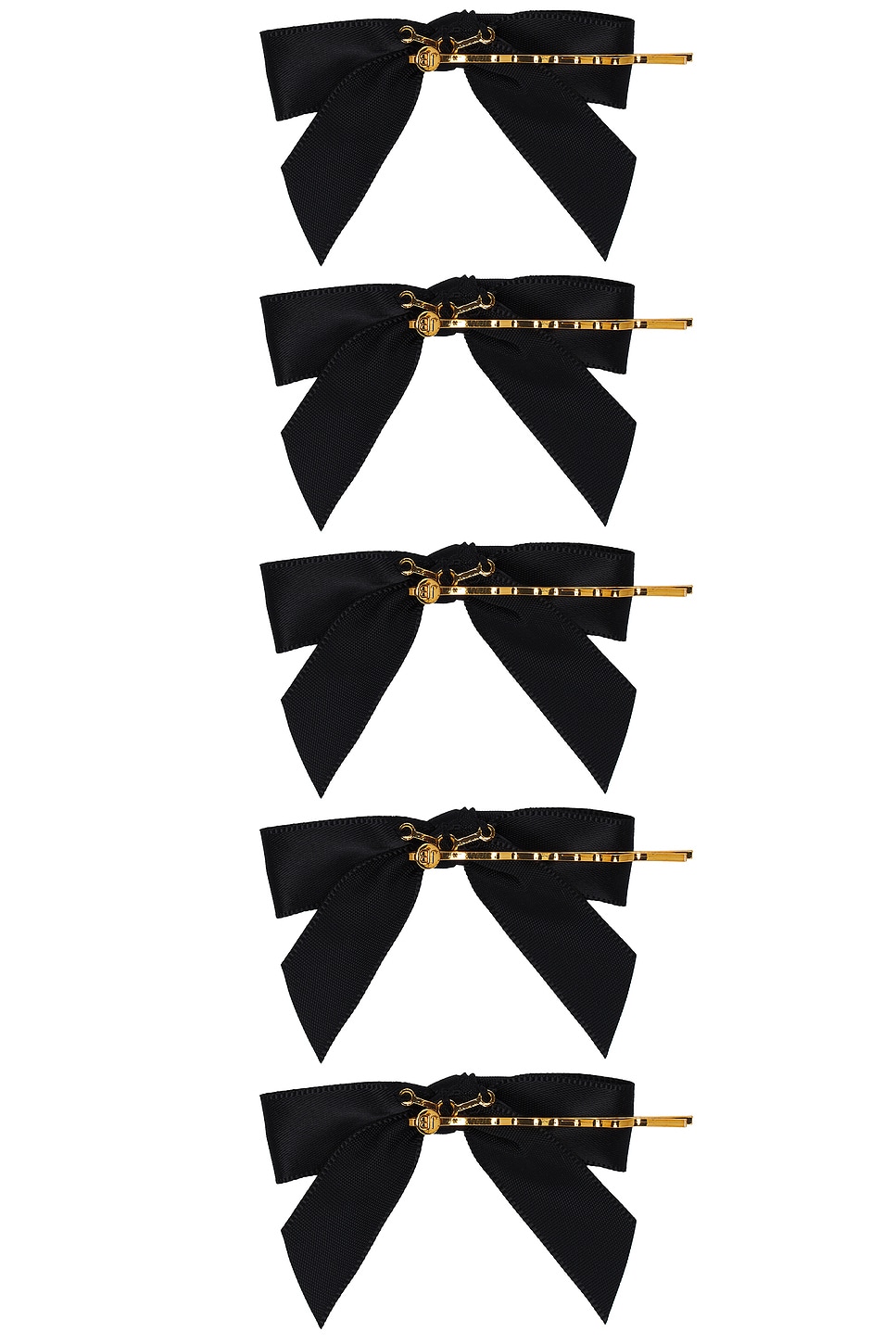 Shop Jennifer Behr Emma Bobby Pin Set In Black