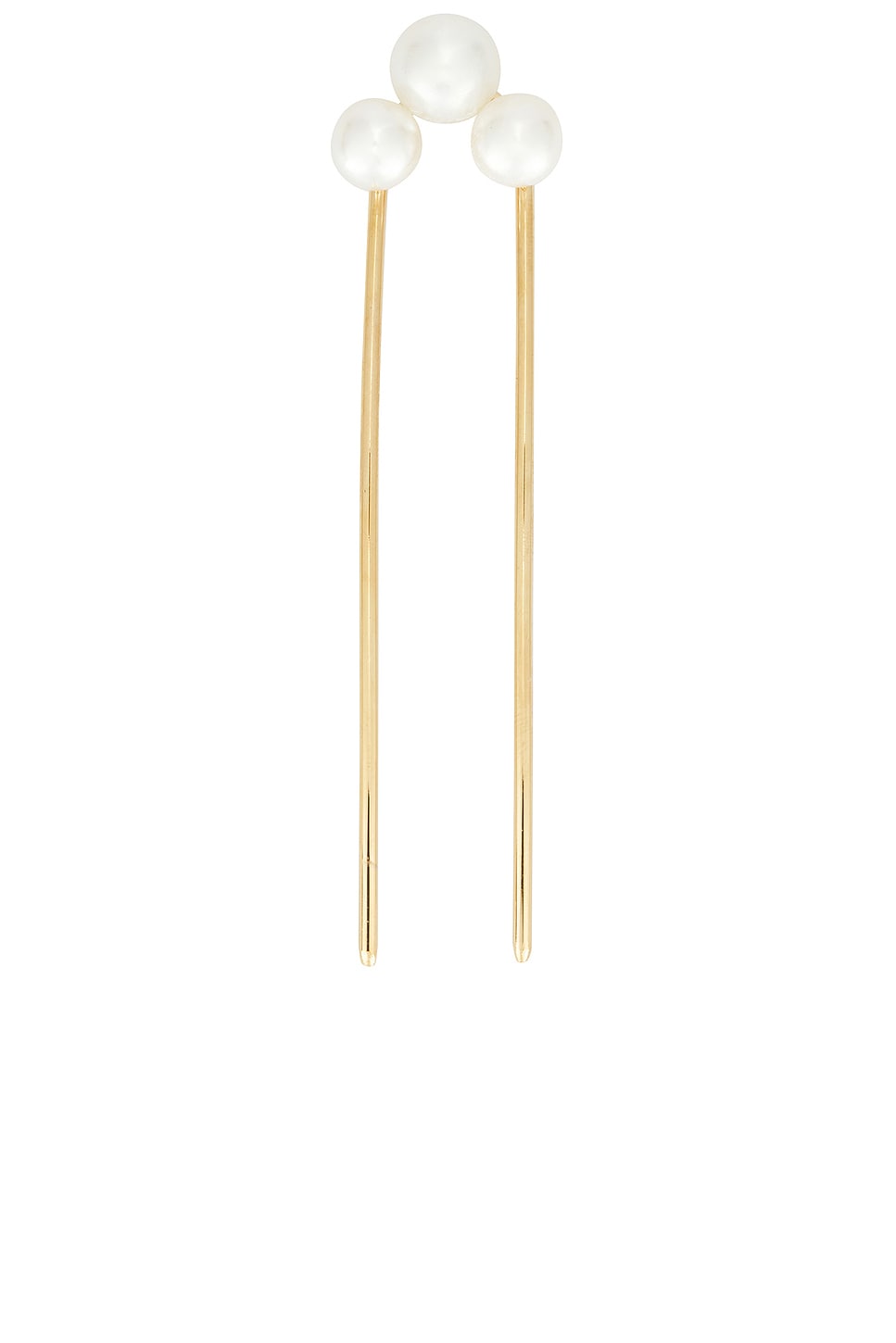 Jennifer Behr Gretel Hair Pin in Metallic Gold