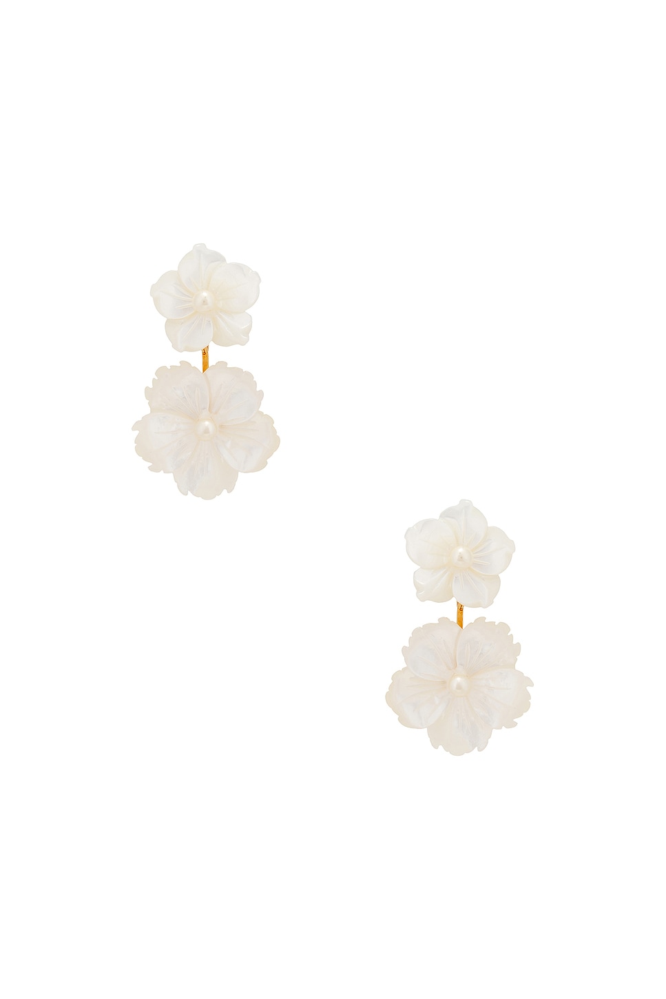 Image 1 of Jennifer Behr Tibby Earrings in Mother Of Pearl