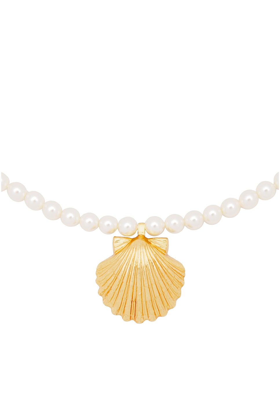 Shop Jennifer Behr Siren Necklace In Gold Pearl