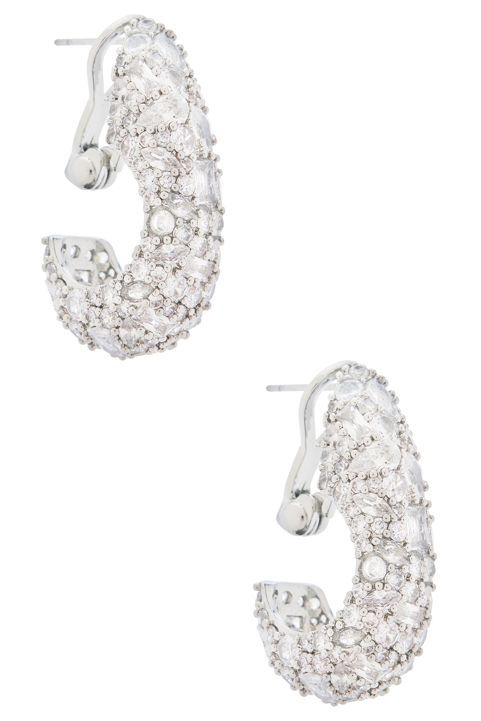 Jennifer Behr Etta Earrings In Transparent