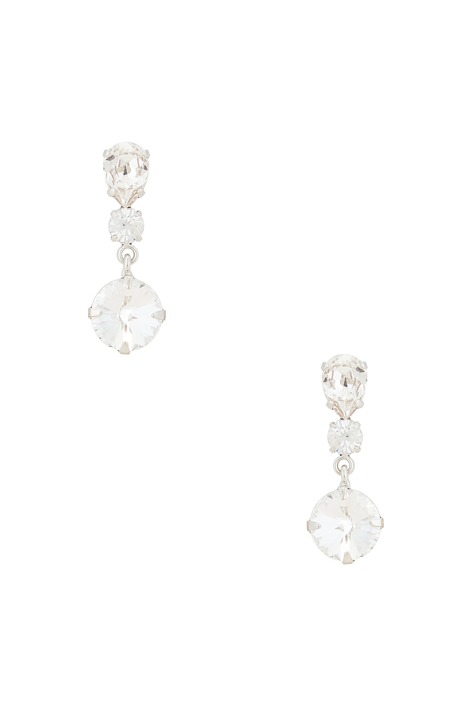 Jennifer Behr Trystan Earrings In Transparent