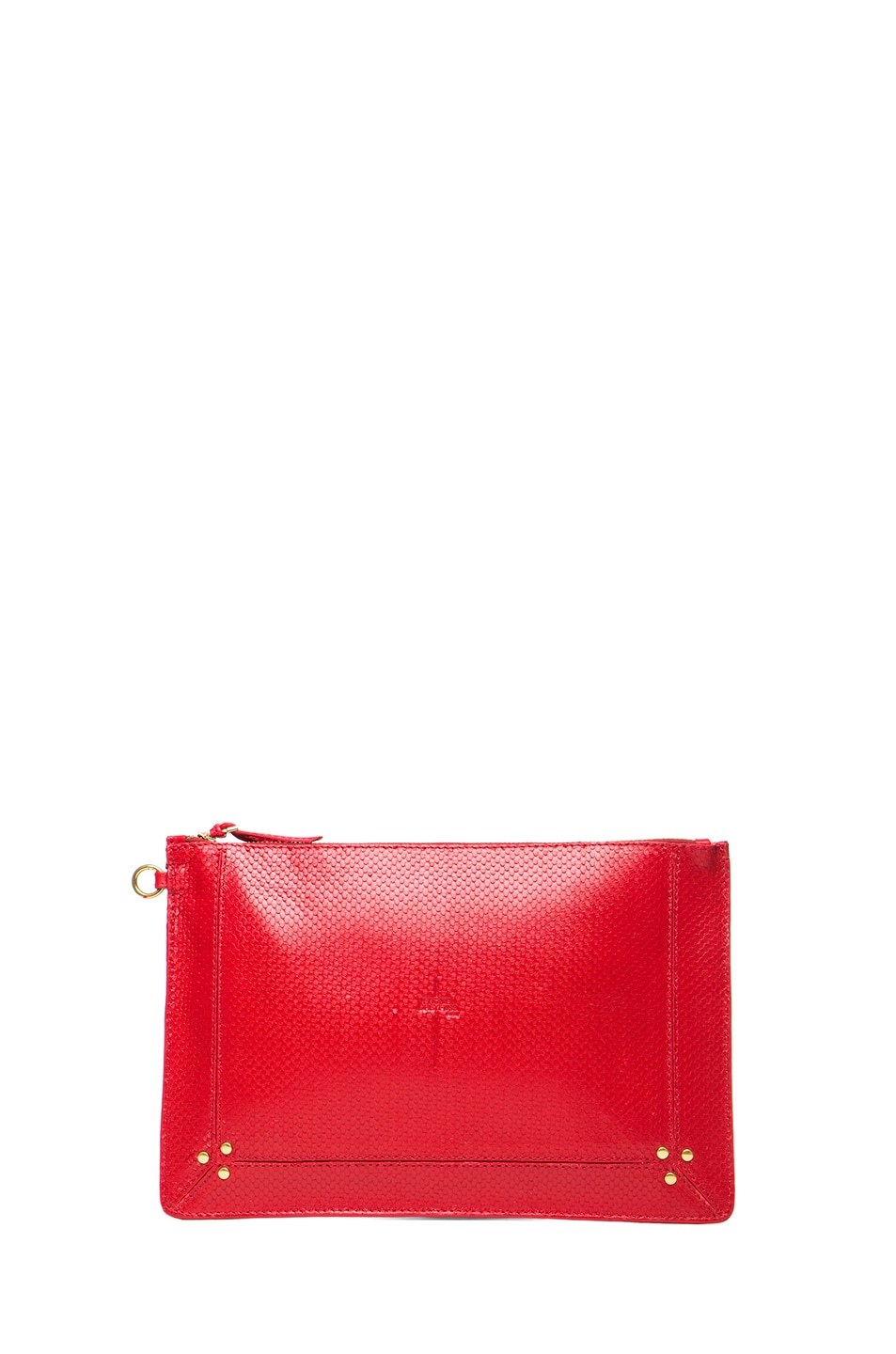 Image 1 of Jerome Dreyfuss Large Popoche Clutch in Red