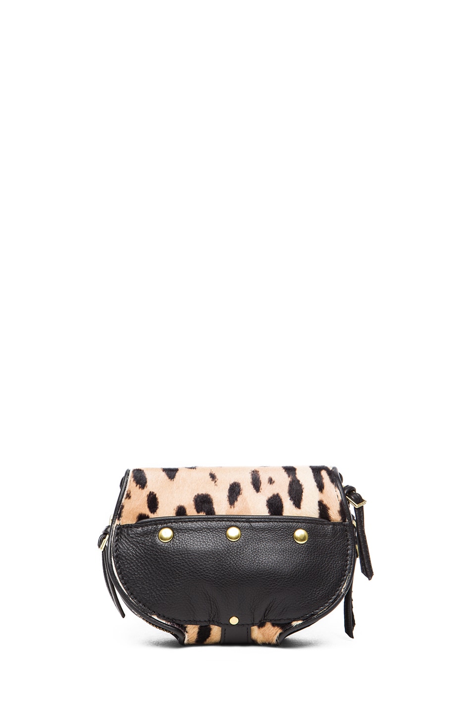 Jerome Dreyfuss Momo Mini Messenger Bag in Leopard | FWRD