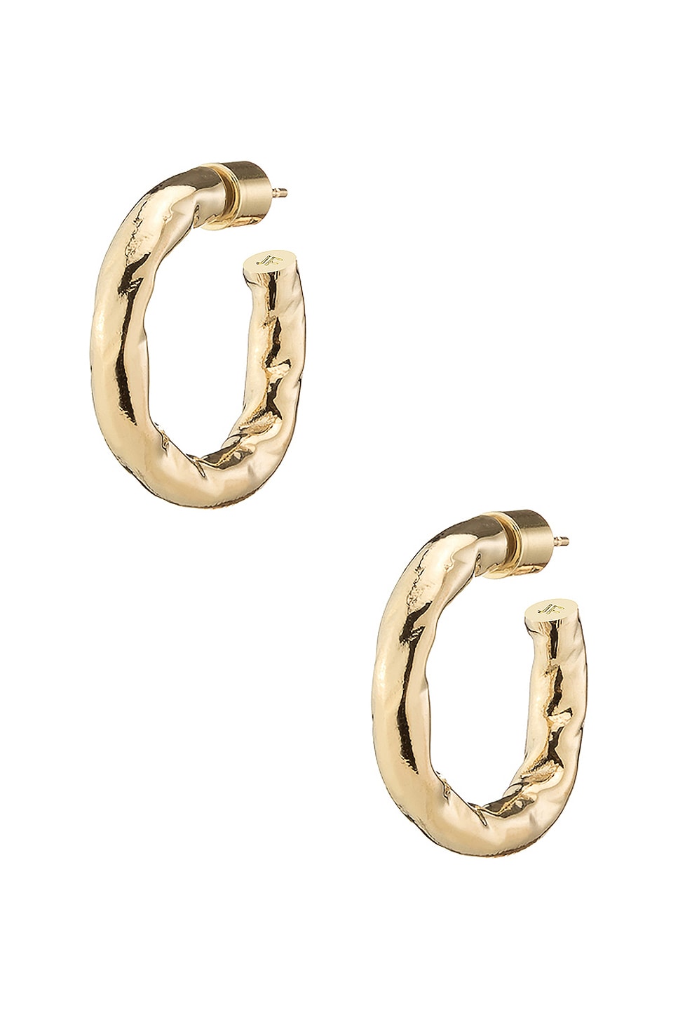 Image 1 of Jennifer Fisher Hailey Huggie Earrings in Yellow Gold