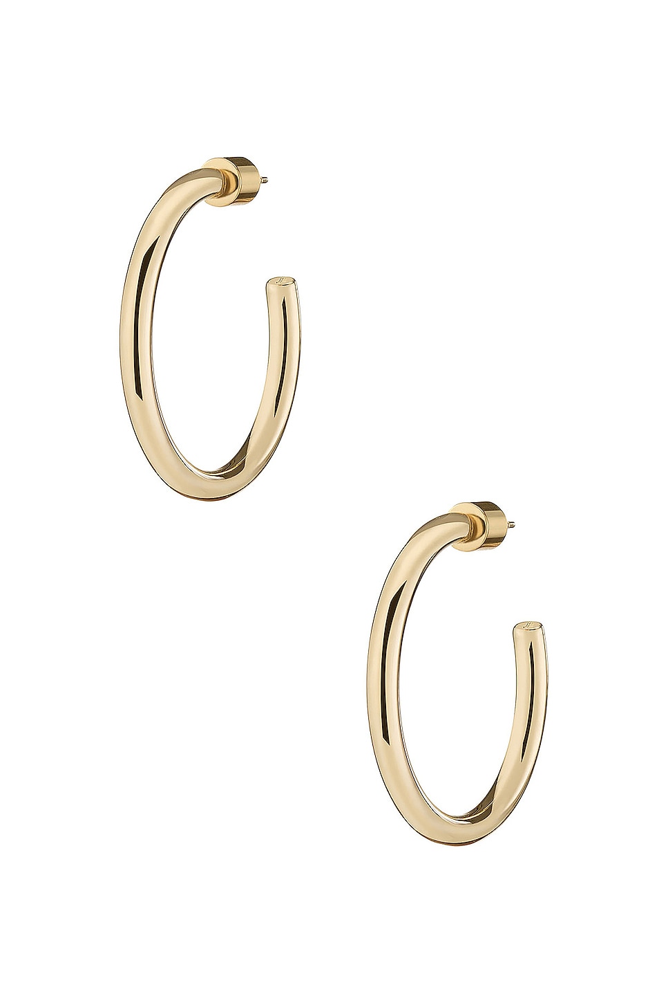 Image 1 of Jennifer Fisher Walk Huggie Earrings in Yellow Gold