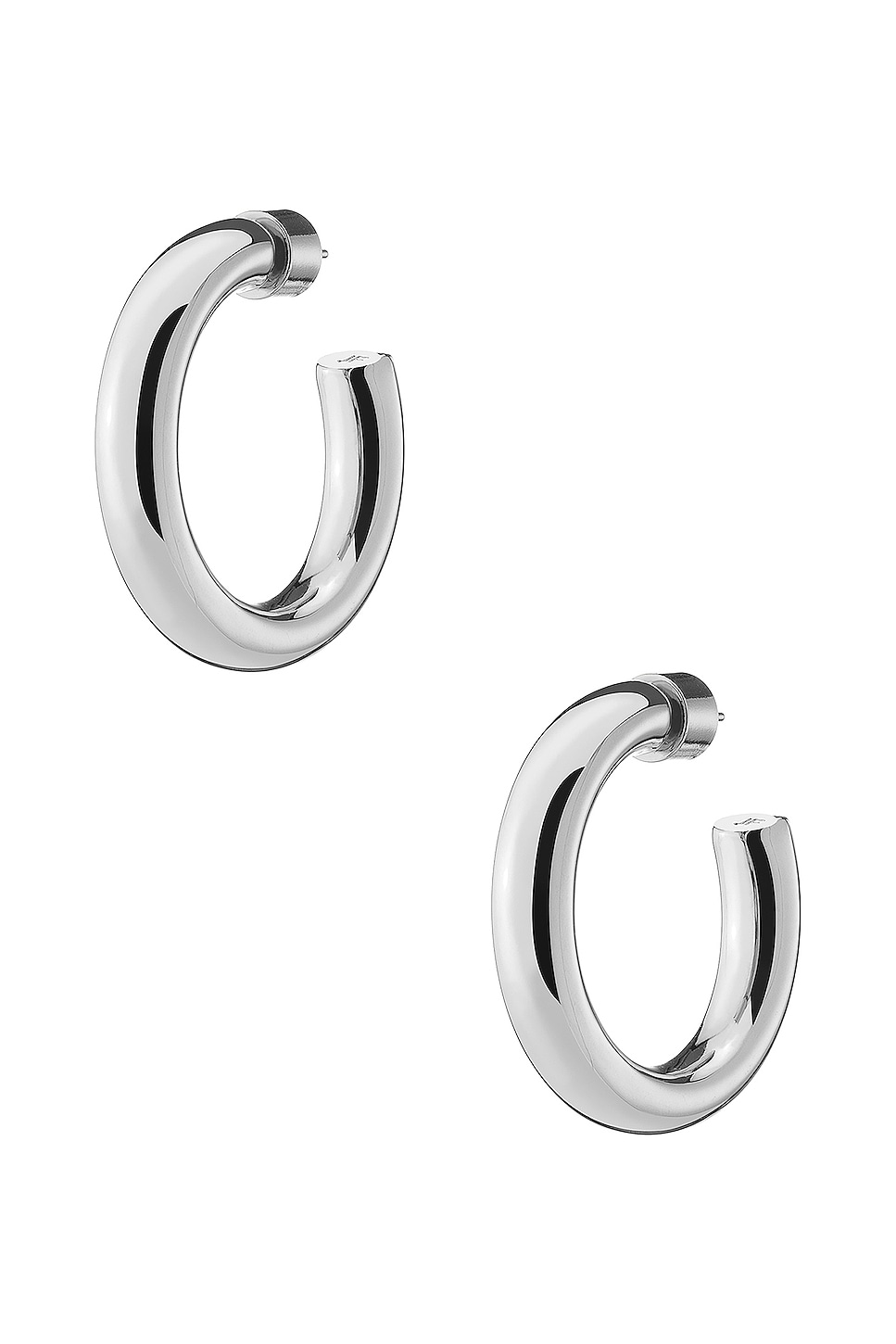 Image 1 of Jennifer Fisher Samira Mini Hoop Earrings in Silver