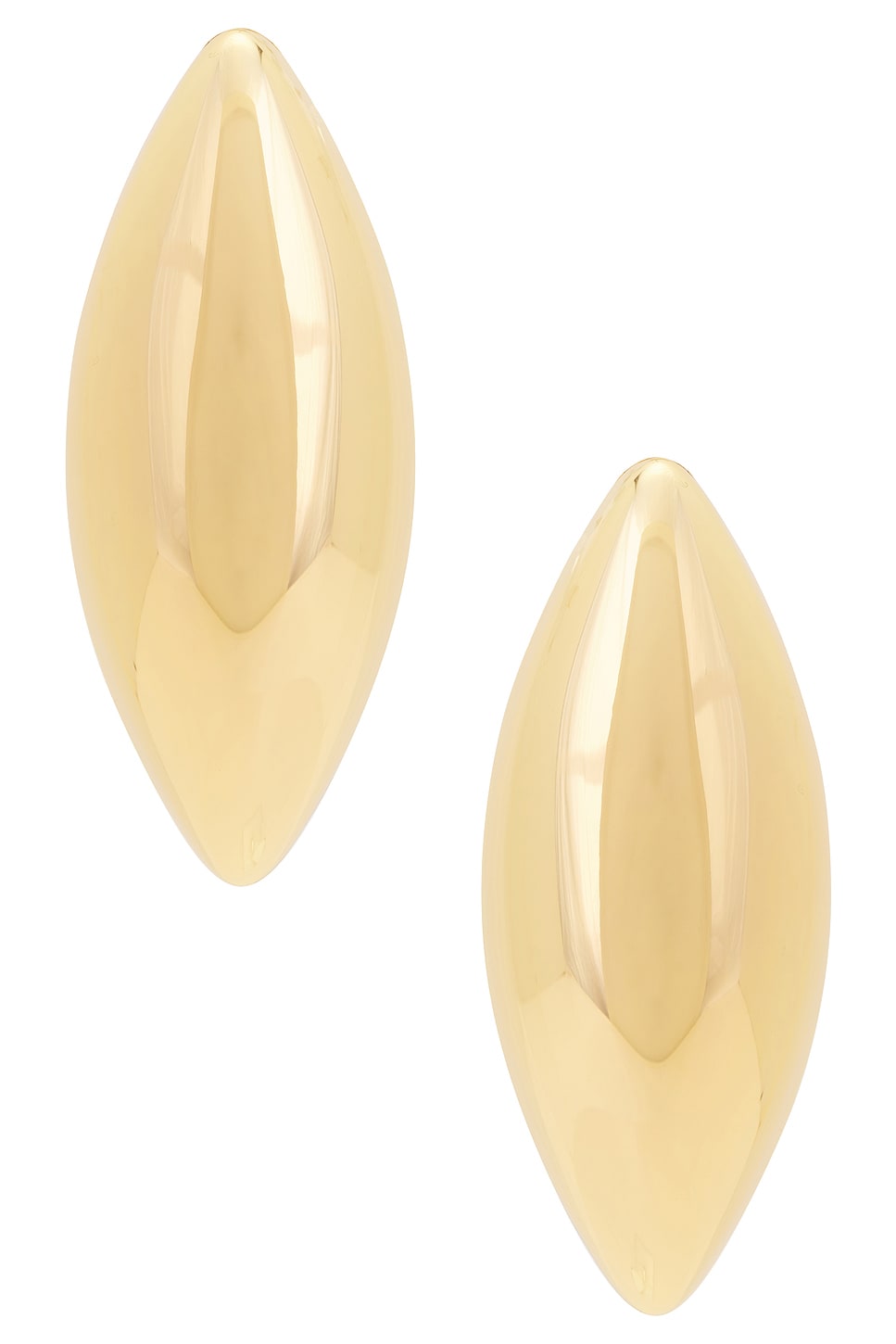 Image 1 of Jennifer Fisher Puffy Dagger Earrings in Yellow Gold