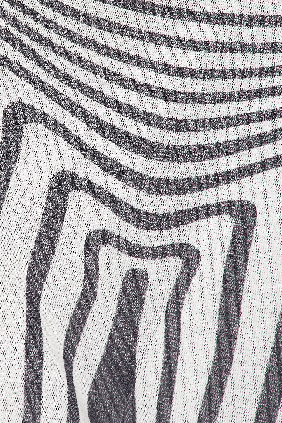 Jean Paul Gaultier Mariniere Body Morphing Short Dress