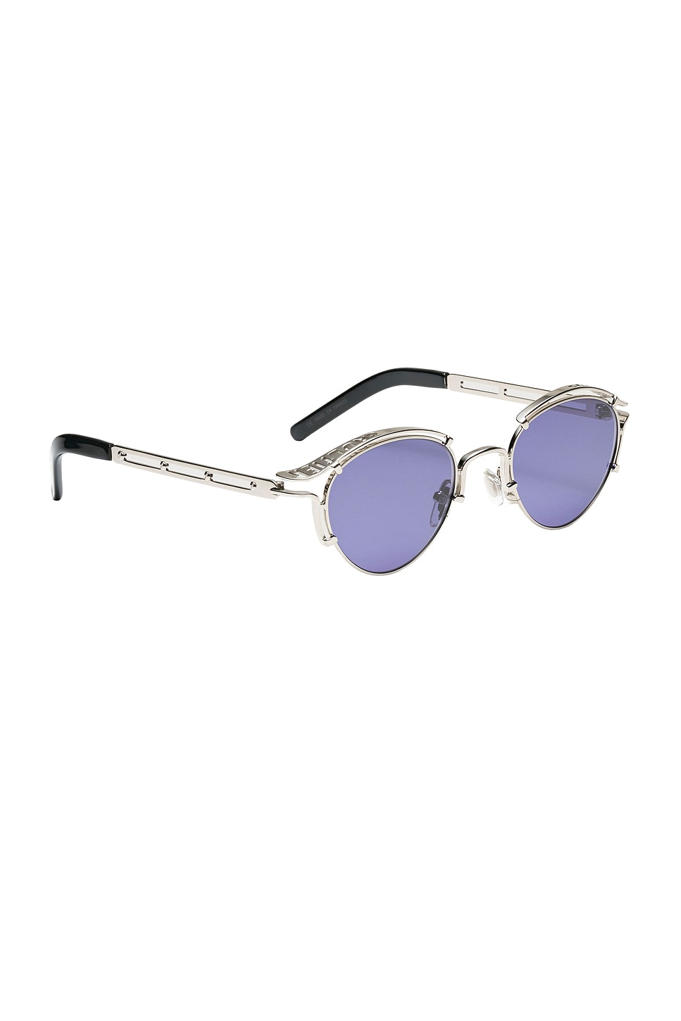 Shop Jean Paul Gaultier Sourcil Sunglasses In Silver