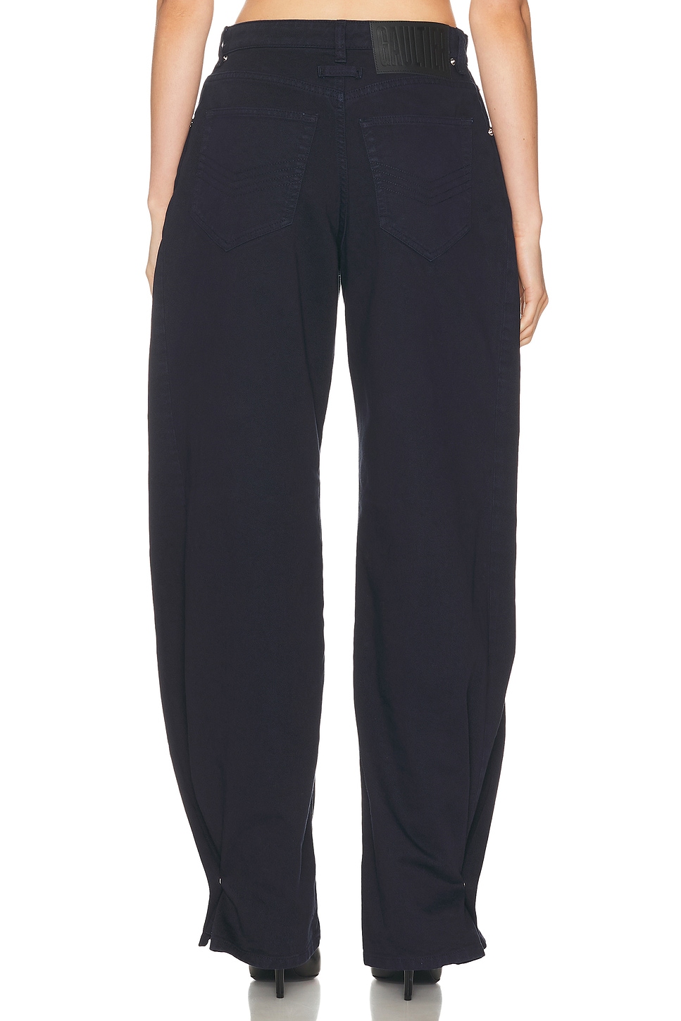 Jean Paul Gaultier Overdyed Upper Panel Denim Trouser